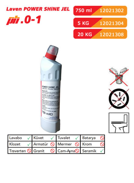 BRC COSMETICS / BATHROOM-WC CLEANING PRODUCTS / BRC Power Shine Jel